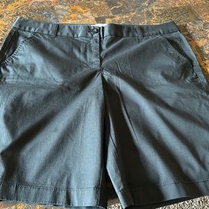 J Crew charcoal gray Bermuda shorts.  New with tags